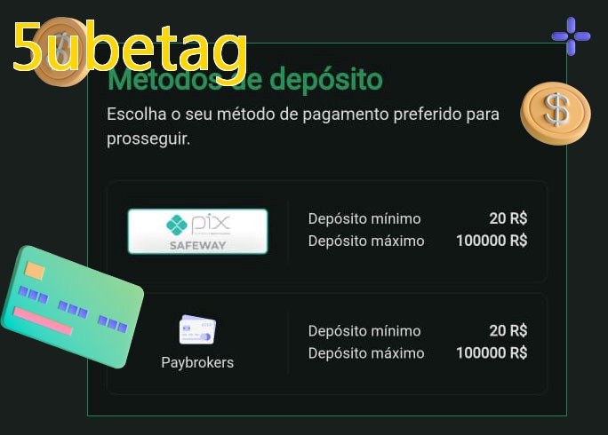 O cassino 5ubetagbet oferece uma grande variedade de métodos de pagamento