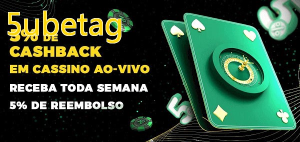 Promoções do cassino ao Vivo 5ubetag